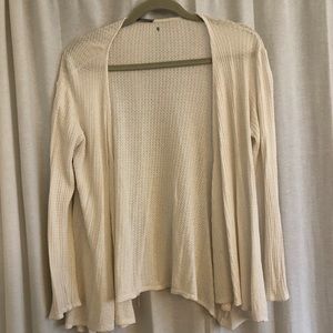 Simple White Cardigan